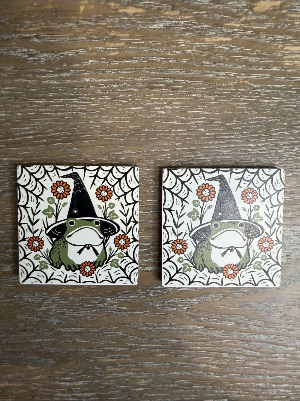 Halloween Frog Themed Magnets Set of 2 Target Bullseye